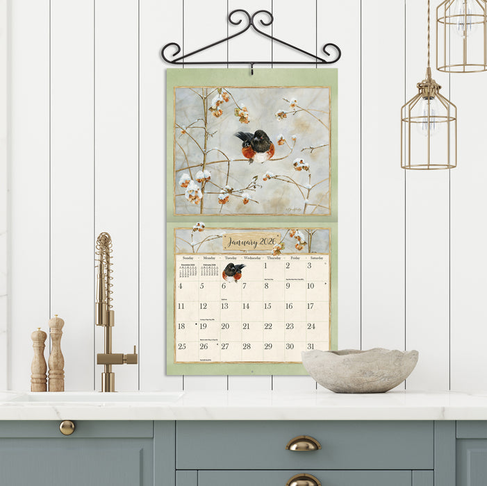 Birds In The Garden 2026 Large Wall Calendar
