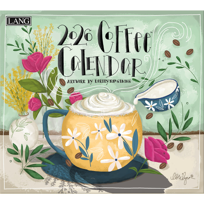 Coffee 2026 Large Wall Calendar