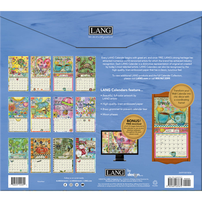 Color My World 2026 Large Wall Calendar