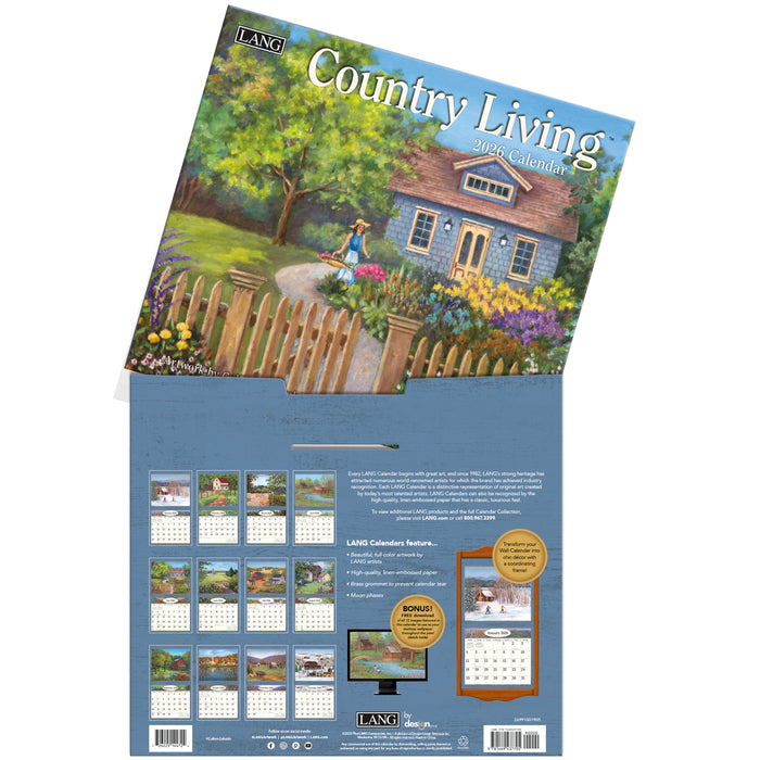 Country Living 2026 Large Wall Calendar (Online Exclusive)