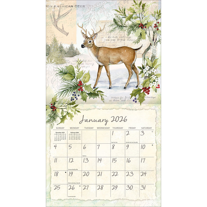 Field Guide 2026 Large Wall Calendar