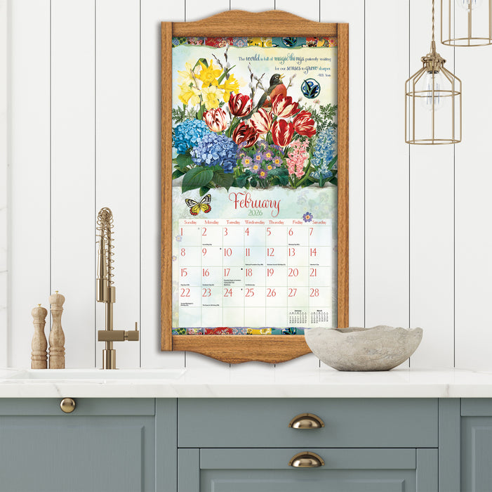 Garden Botanicals 2026 Large Wall Calendar