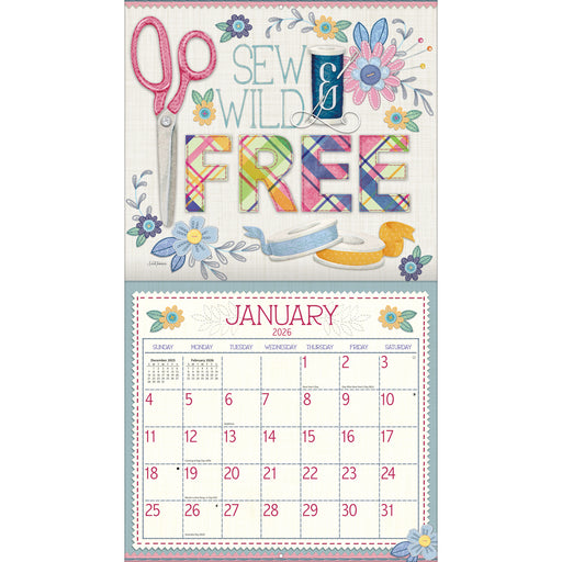 Handmade Happiness 2026 Large Wall Calendar (Online Exclusive)