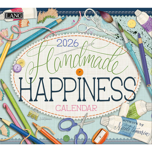 Handmade Happiness 2026 Large Wall Calendar (Online Exclusive)