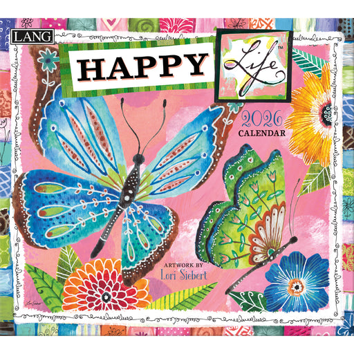 Happy Life 2026 Large Wall Calendar (Online Exclusive)