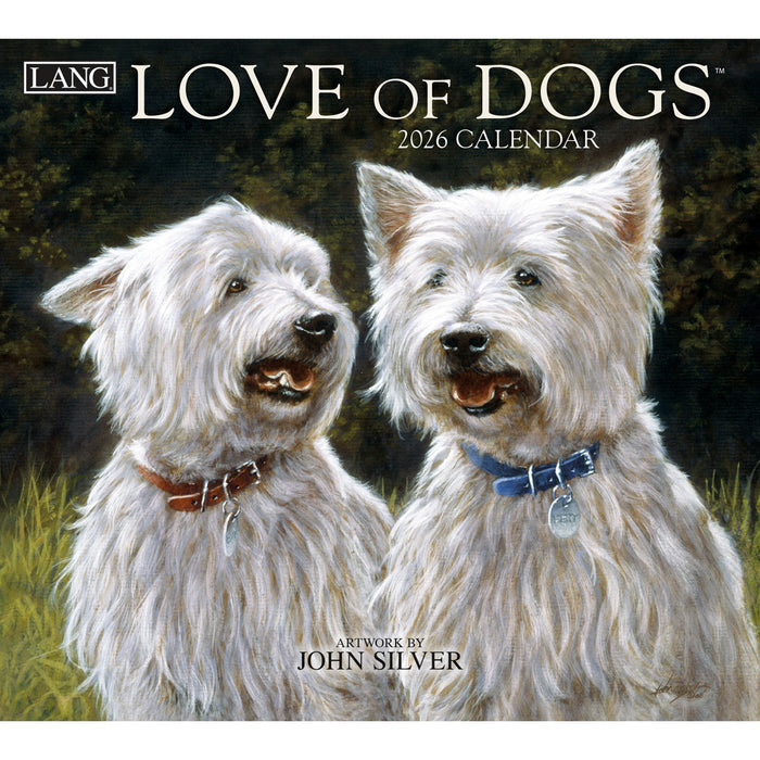 Love Of Dogs 2026 Large Wall Calendar