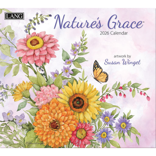 Nature's Grace 2026 Large Wall Calendar