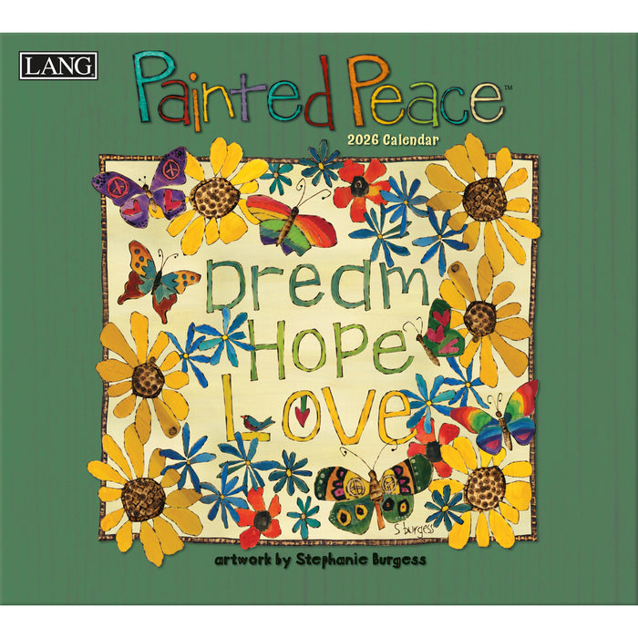 Painted Peace 2026 Large Wall Calendar (Online Exclusive)