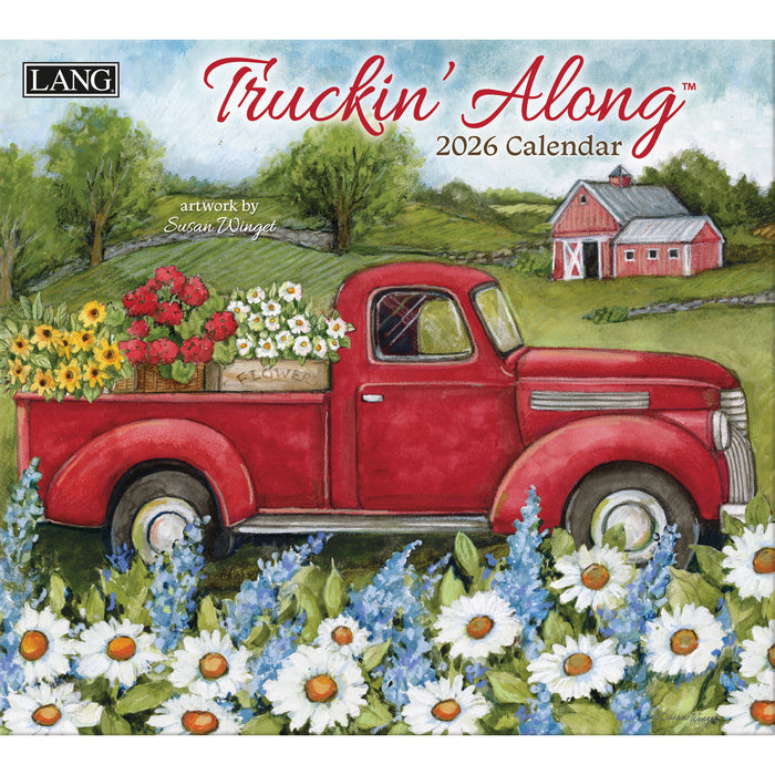 Truckin' Along 2026 Large Wall Calendar (Online Exclusive)