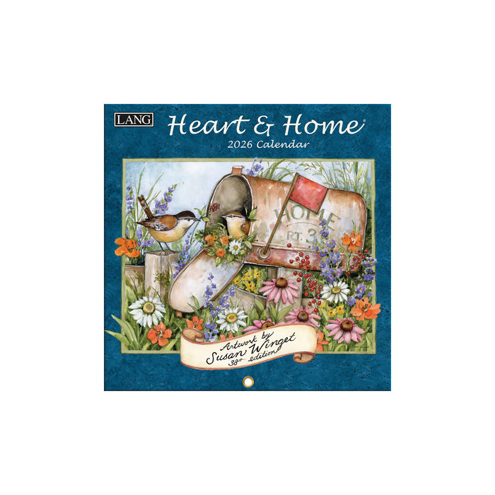 Heart & Home 2026 Mini Wall Calendar