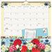 Botanical Gardens Note Nook 2026 Square Wall Calendar with Pocket