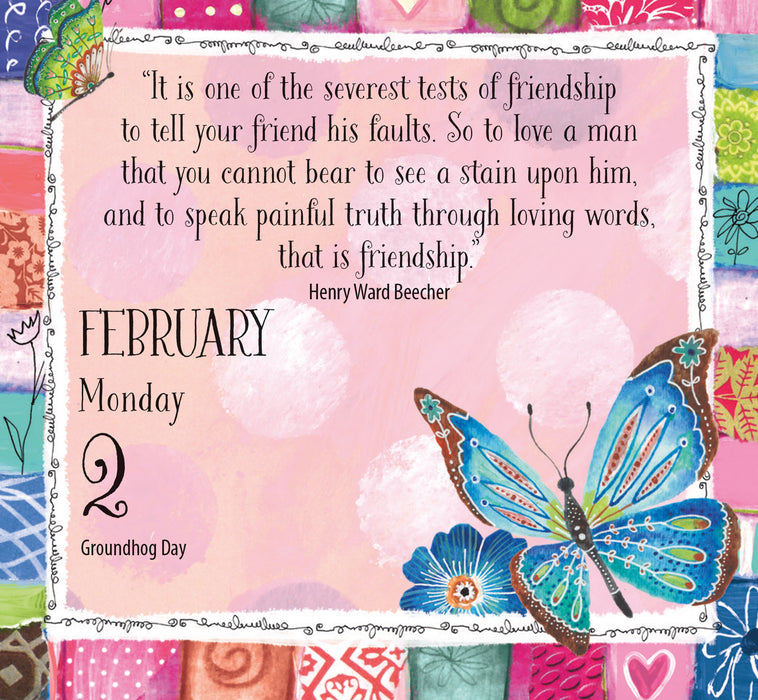 For A Dear Friend 2026 Mini Page-A-Day Calendar