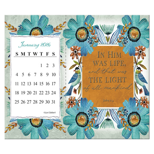 Forever Faithful 2026 Desk Easel