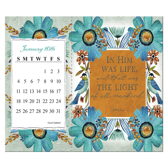 Forever Faithful 2026 Desk Easel