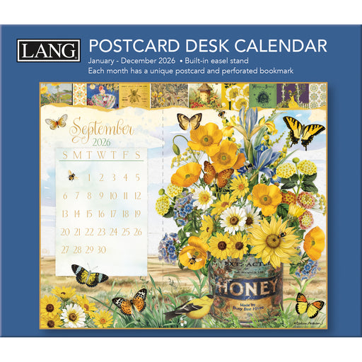 Garden Botanicals 2026 Desk Easel