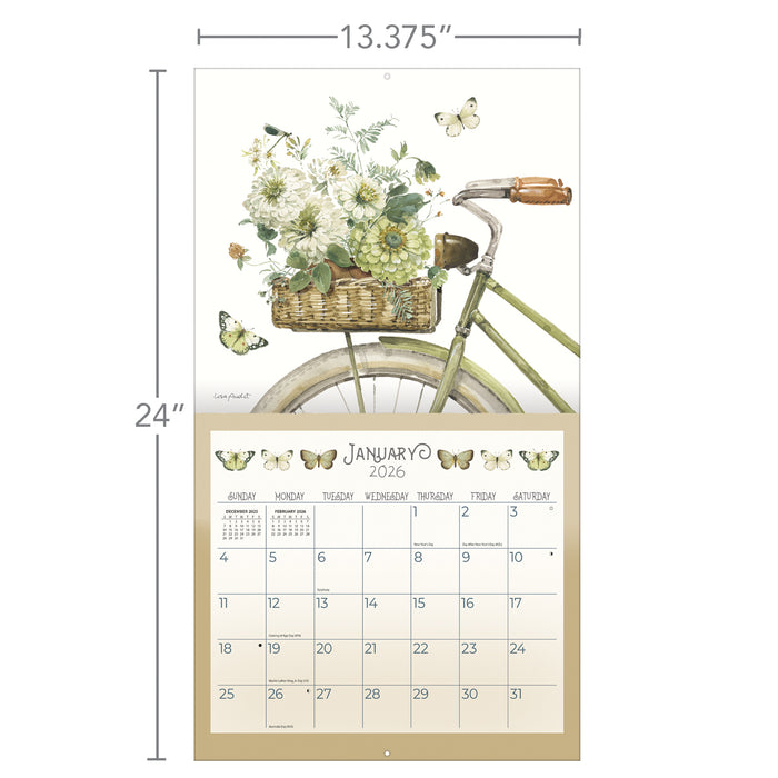 A Beautiful Ride with Bonus Print 2026 Large Wall Calendar