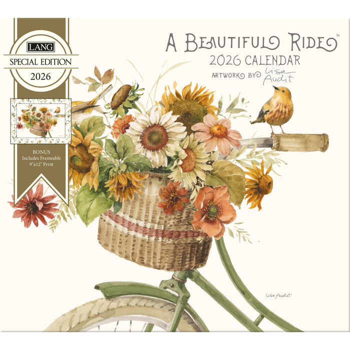 A Beautiful Ride with Bonus Print 2026 Large Wall Calendar