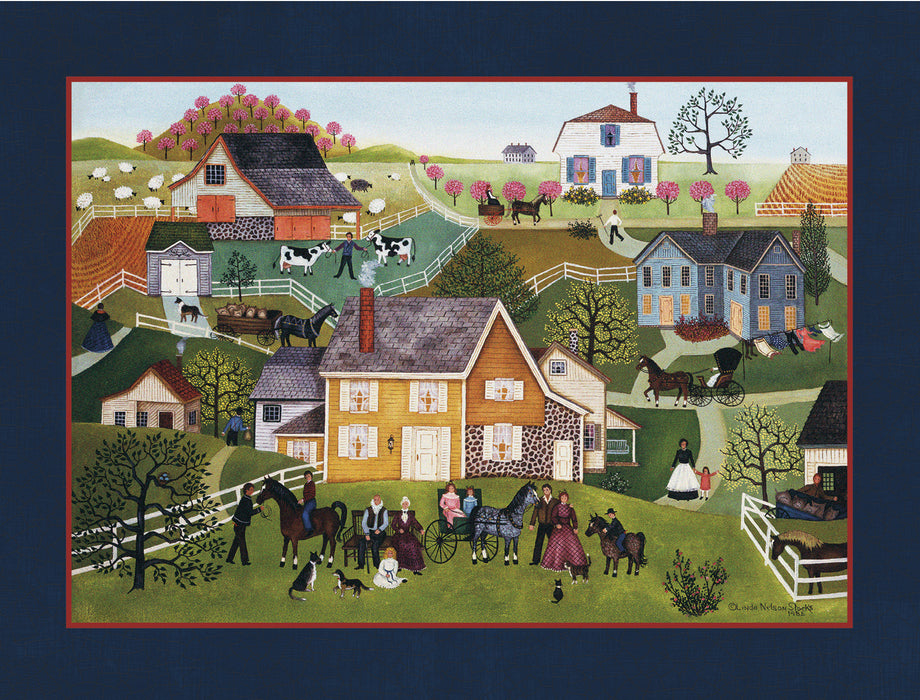 Linda Nelson Stocks with Bonus Print 2026 Large Wall Calendar