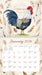 Proud Rooster with Bonus Print 2026 Large Wall Calendar
