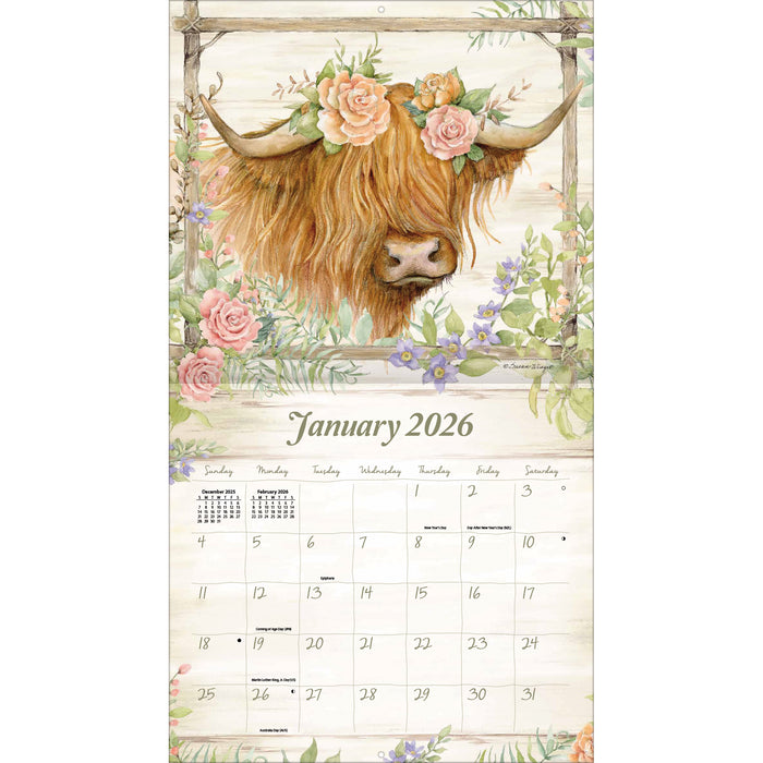 Rosewood Ranch with Bonus Print 2026 Large Wall Calendar