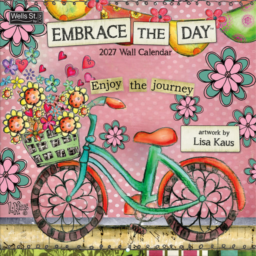 Embrace the Day 2027 Square Wall Calendar