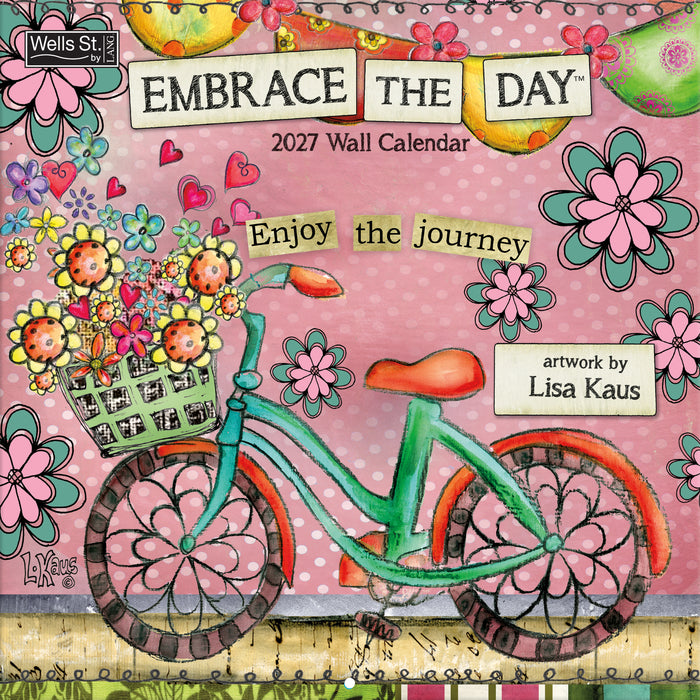 Embrace the Day 2027 Square Wall Calendar