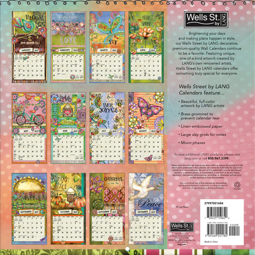 Embrace the Day 2027 Square Wall Calendar