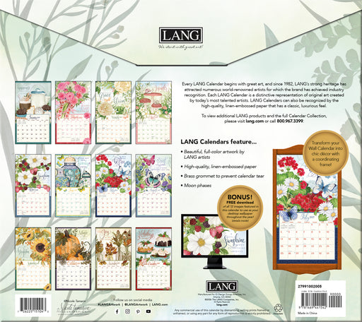 Abundant Friendship 2027 Large Wall Calendar