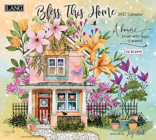 Bless This Home 2027 Large Wall Calendar