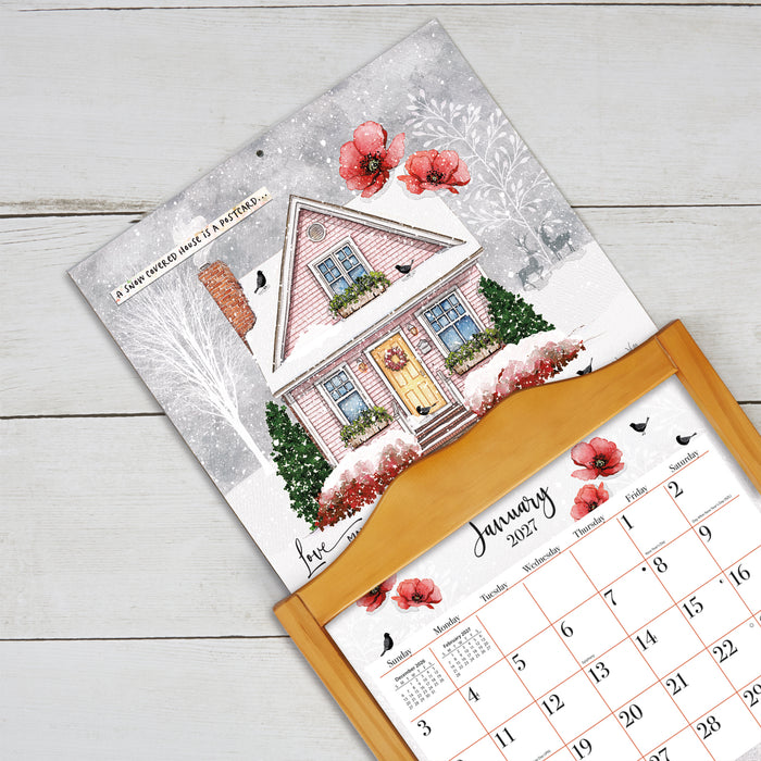 Bless This Home 2027 Large Wall Calendar