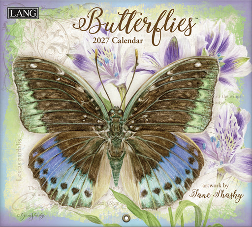 Butterflies 2027 Large Wall Calendar