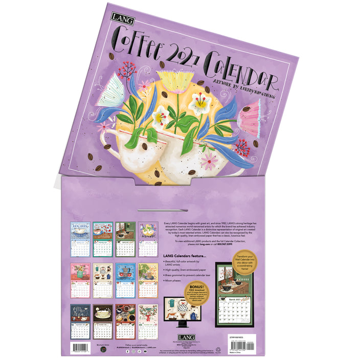Coffee 2027 Large Wall Calendar
