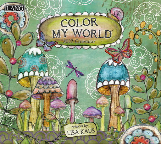 Color My World 2027 Large Wall Calendar