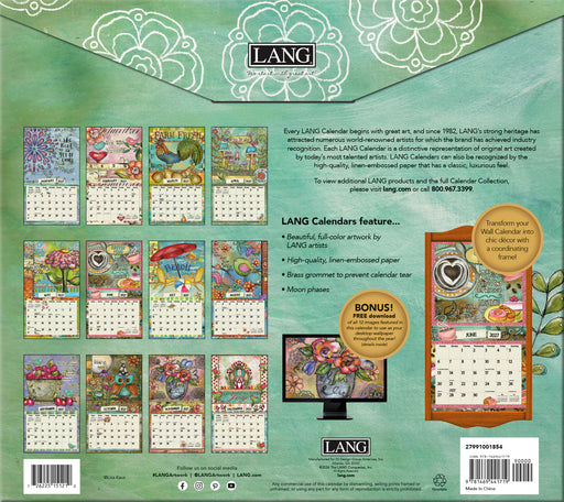 Color My World 2027 Large Wall Calendar
