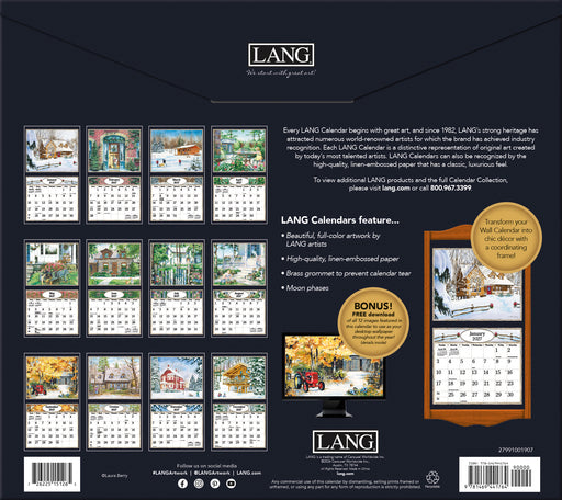 Country Welcome 2027 Large Wall Calendar (Online Exclusive)