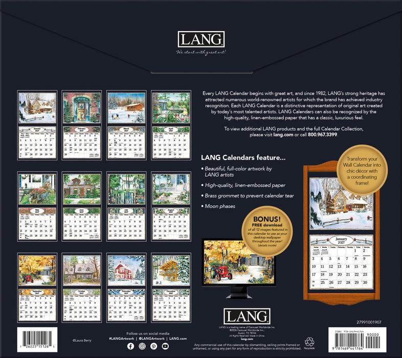 Country Welcome 2027 Large Wall Calendar (Online Exclusive)