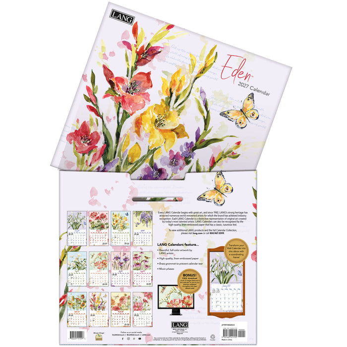 Eden 2027 Large Wall Calendar (Online Exclusive)