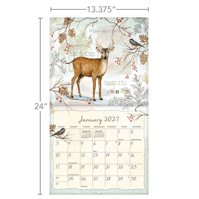 Field Guide 2027 Large Wall Calendar