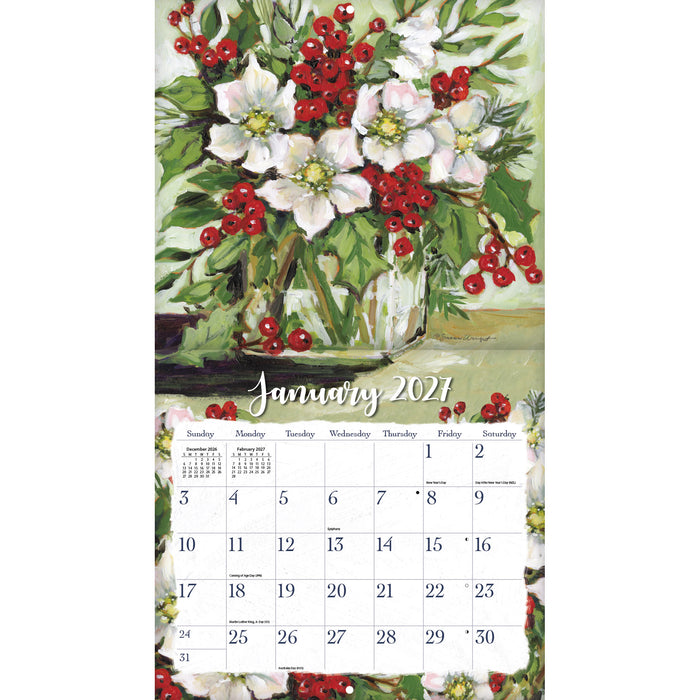Gallery Florals 2027 Large Wall Calendar