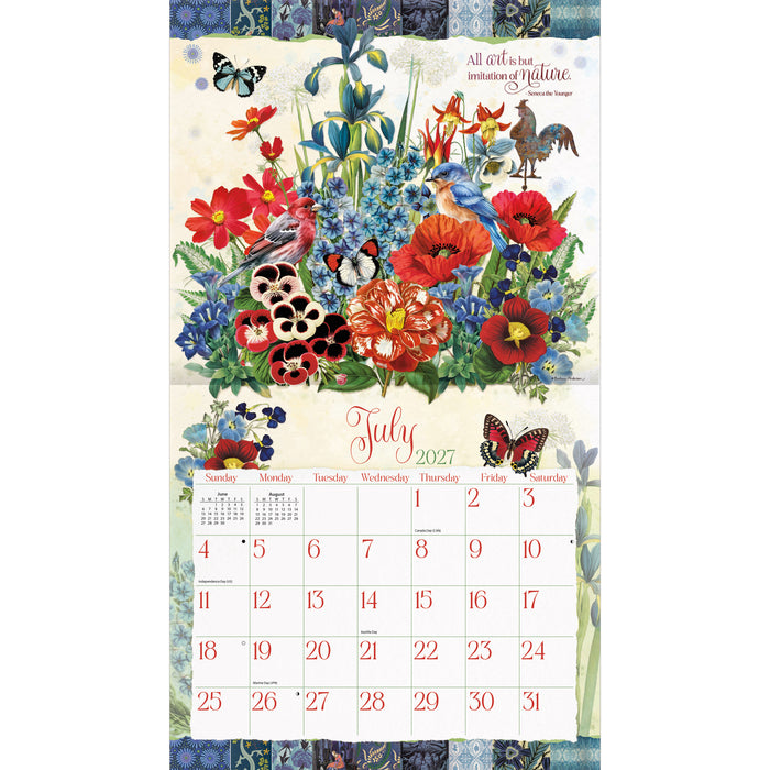 Garden Botanicals 2027 Large Wall Calendar
