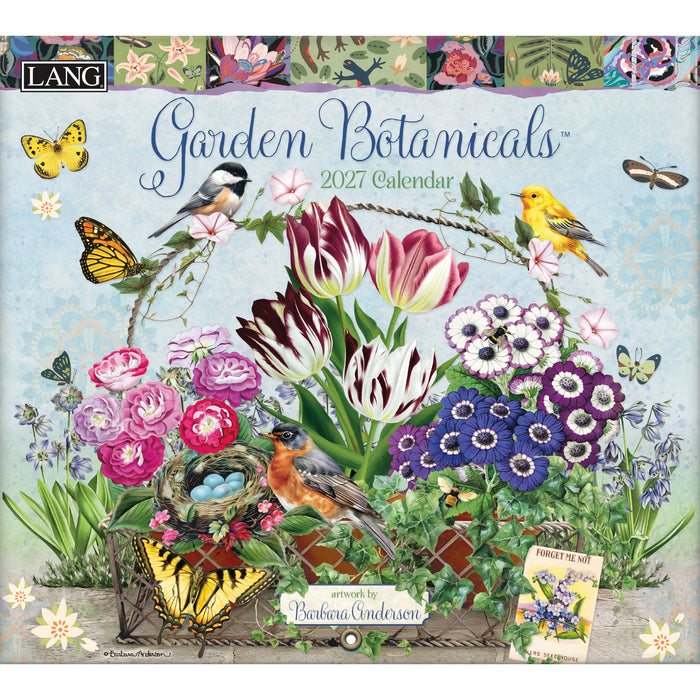 Garden Botanicals 2027 Large Wall Calendar