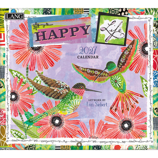 Happy Life 2027 Large Wall Calendar (Online Exclusive)