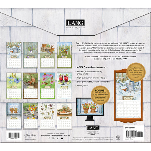 Herb Garden 2027 Large Wall Calendar