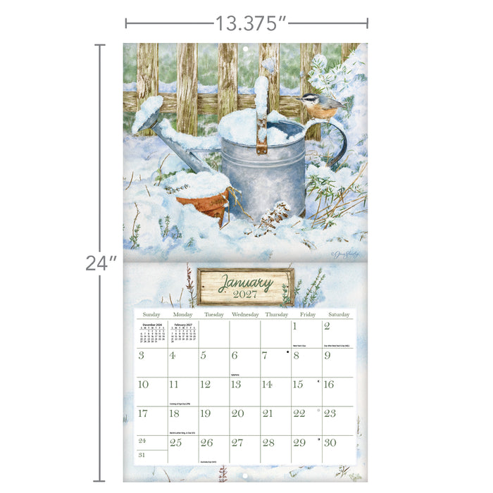 Herb Garden 2027 Large Wall Calendar