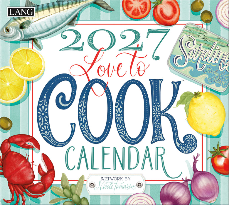 Love To Cook 2027 Large Wall Calendar (Online Exclusive)