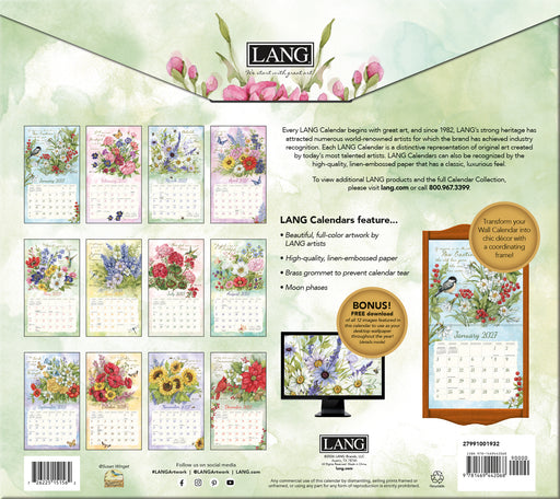 Nature s Grace 2027 Large Wall Calendar