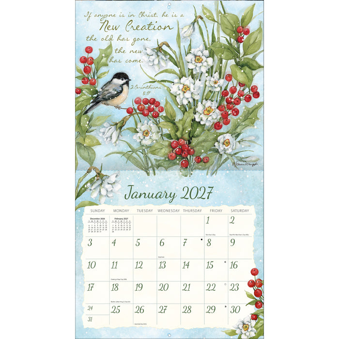 Nature s Grace 2027 Large Wall Calendar