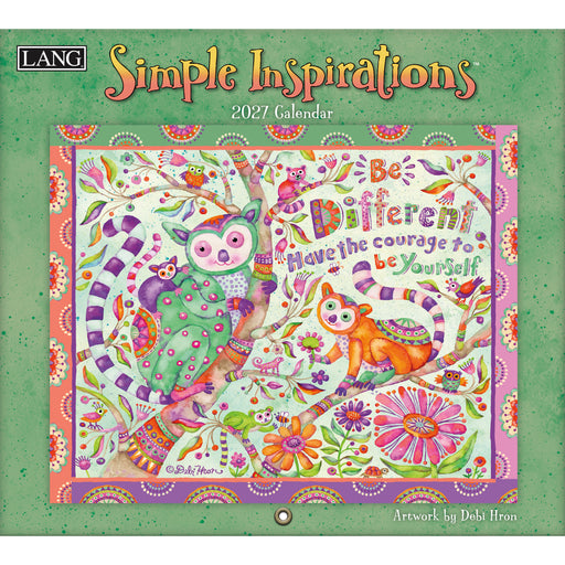 Simple Inspirations 2027 Large Wall Calendar