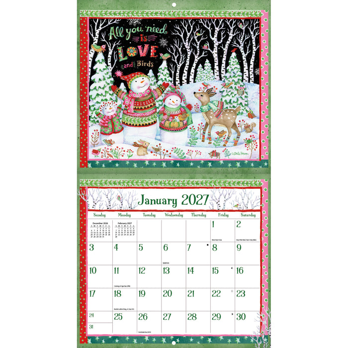 Simple Inspirations 2027 Large Wall Calendar