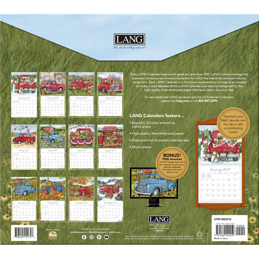 Truckin Along 2027 Large Wall Calendar (Online Exclusive)